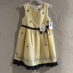 Counting Daisies Girls' Seersucker Dress